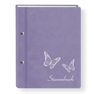 Stammbuch Butterfly flieder