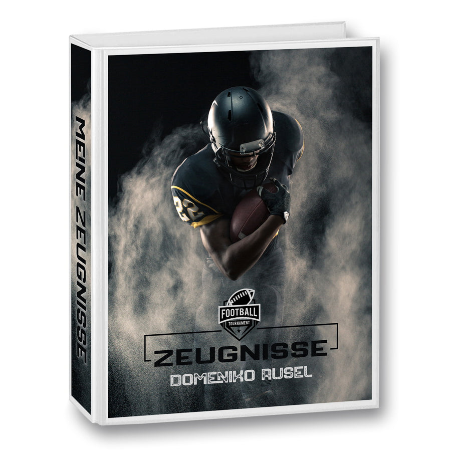 Zeugnismappe American Football