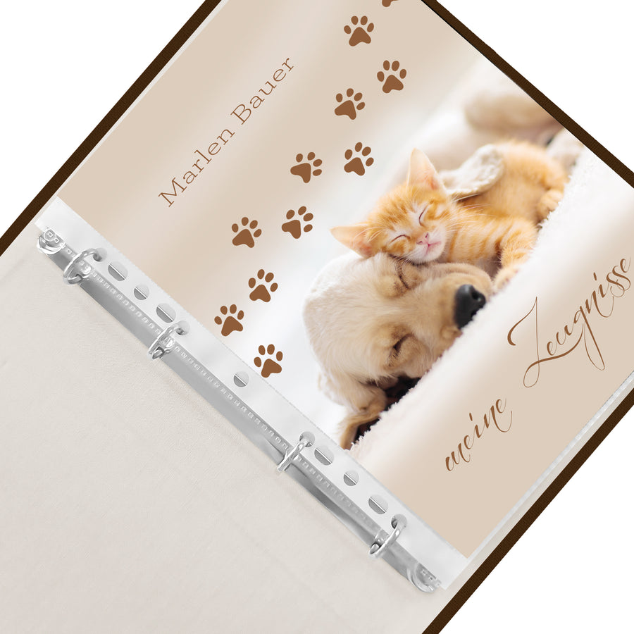 Zeugnismappe Animal Love (Express möglich)