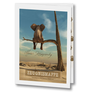 Zeugnis- & Unterschriftenmappe Elefantie