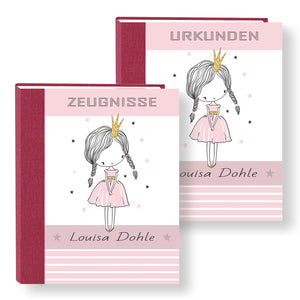 Zeugnismappe Little Princess