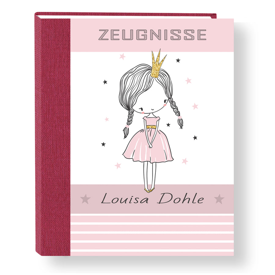 Zeugnismappe Little Princess