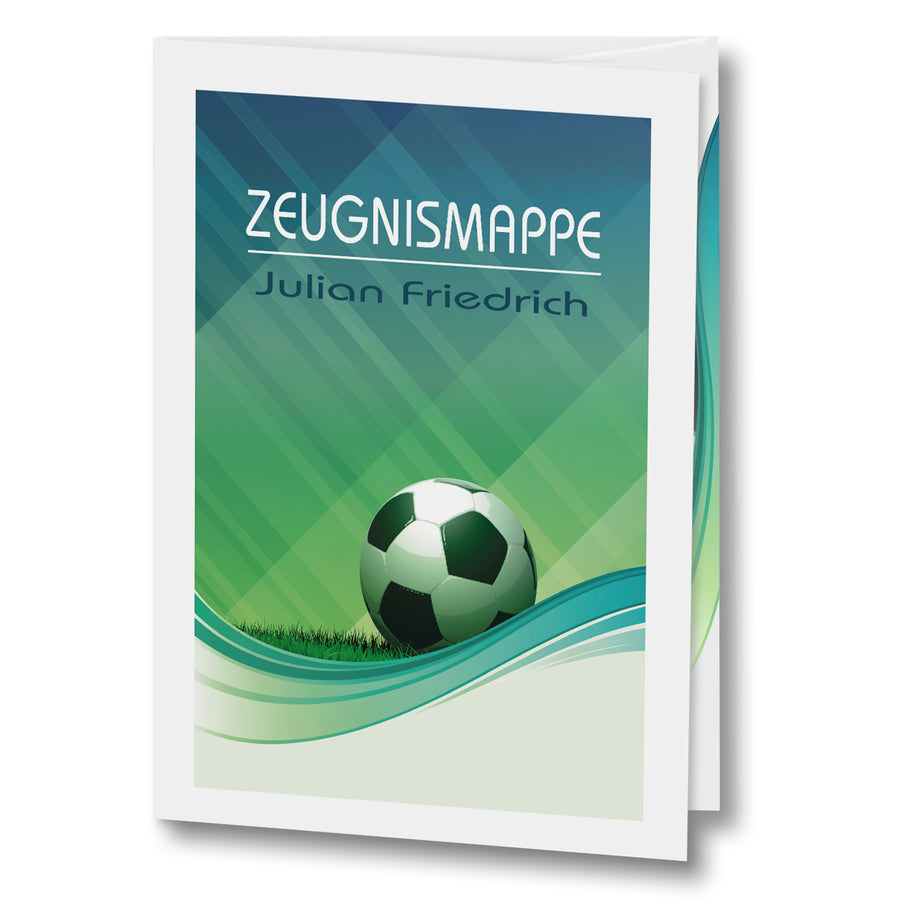 Zeugnis- & Unterschriftenmappe Soccer